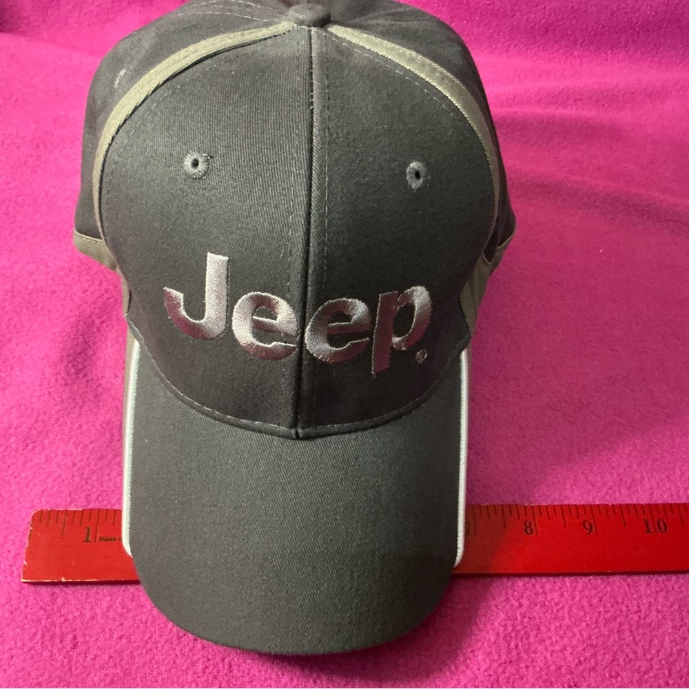 Jeep Charcoal and Beige Cap NWOT